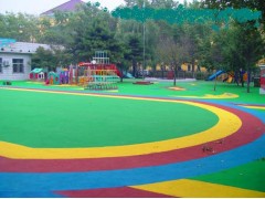 幼儿园塑胶跑道 北京塑胶跑道 幼儿园塑胶地面图2