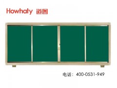 济南道图推拉黑板 绿板 学校专用教学推拉式 可装电子白板液晶电视图2