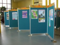 学校书画美术展览/活动张贴板/活动屏风组合/活动宣传展示图2