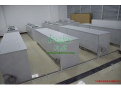 多媒体翻转电脑桌机房 培训双人电脑翻转桌图3