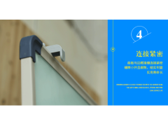 钢化玻璃支架白板一套教学办公移动白板防爆磁性会议写字板图3