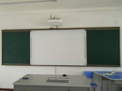 教学黑板 厂家直销 三层金属彩涂面板 教学磁性绿板图2
