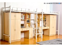 海发双人公寓床|上下铺铁架床|学生组合公寓床图3