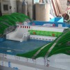 海林知名的双曲拱坝水利模型智能演示模型锥面三叉管照片