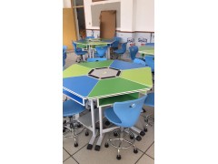 浙江普育 可移动六角桌 多边形组合探究桌 幼儿学生桌图2