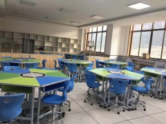 浙江普育 可移动六角桌 多边形组合探究桌 幼儿学生桌图2
