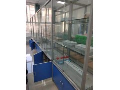 浙江普育准备室实验室铝木仪器柜药品柜玻璃标本柜PP仪器柜图2