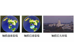 球幕系统在企业展馆的应用 之 球屏联动图3