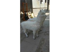 机械仿真羊驼动态模型展览仿真羊驼标本图3