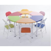 团体活动桌椅  （6色）GSWX-HDZY-6