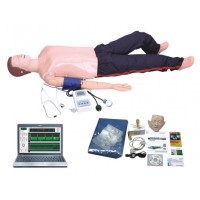 益联供应电脑高级功能急救训练模拟人 成人全身心肺复苏模拟人
