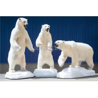仿真北极熊展厅模型布景