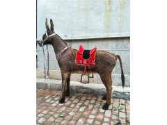 仿真野毛驴生态展厅科教仿真野驴模型图3
