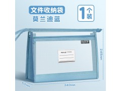 文件袋小学生初中生考试可入考场双层网纱手提袋图3